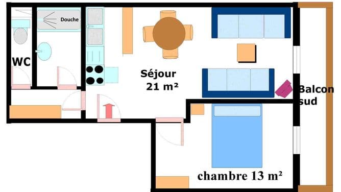 Résidence Jorcin Lanslebourg 6