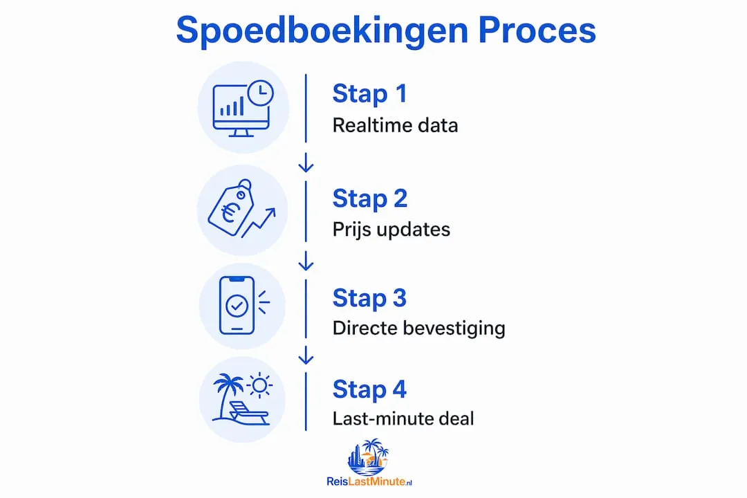 Infographic: het stappenplan voor spoedboekingen