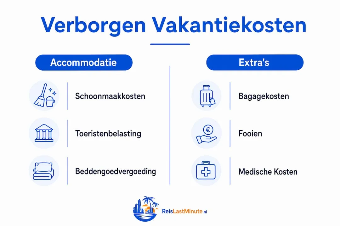 Infographic: alle stiekeme vakantiekosten op een rij