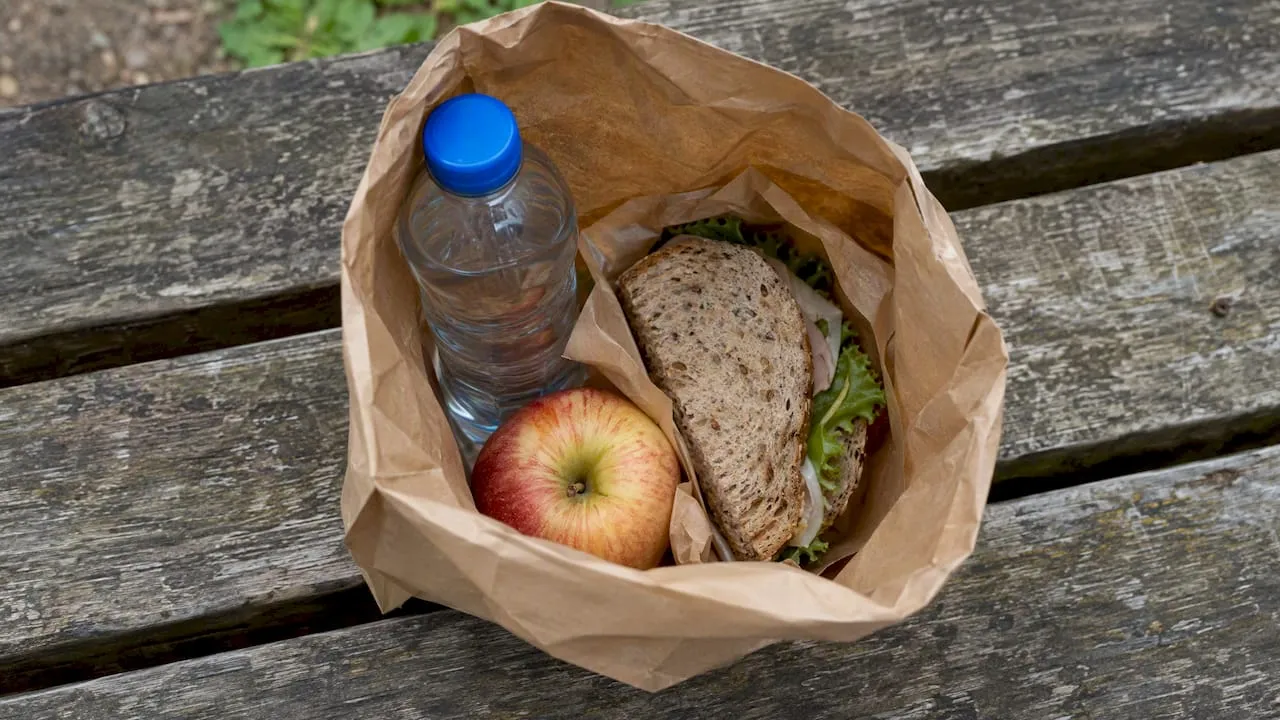 Lunchpakket klaargemaakt voor een excursie