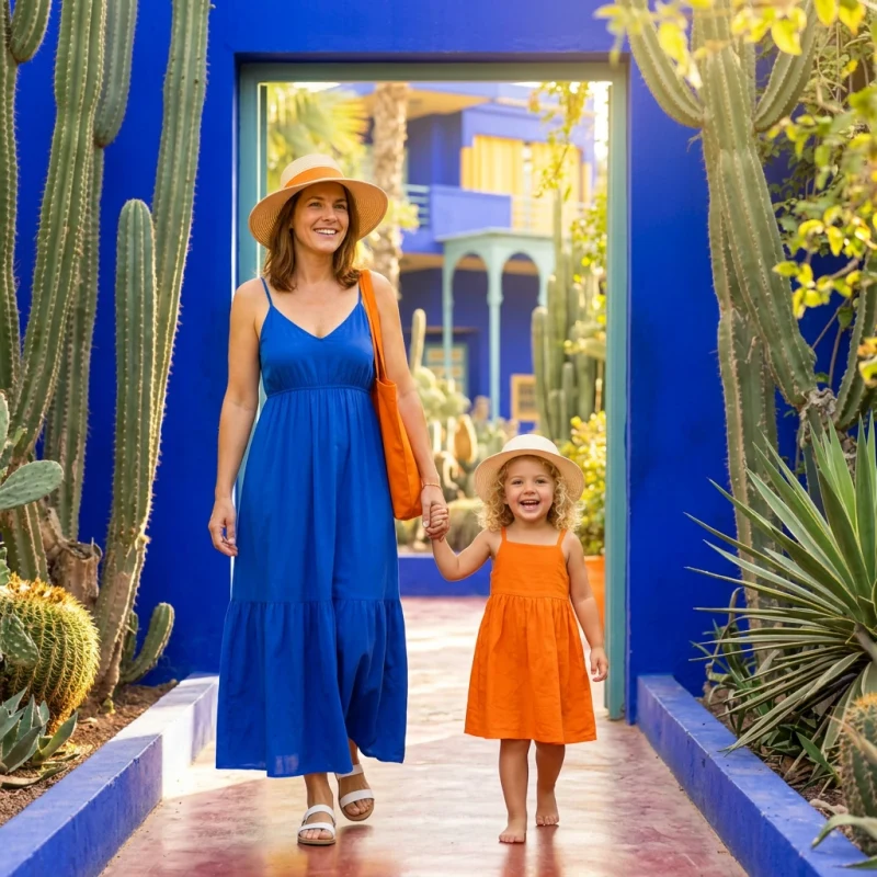 Exotische Majorelle-tuinen