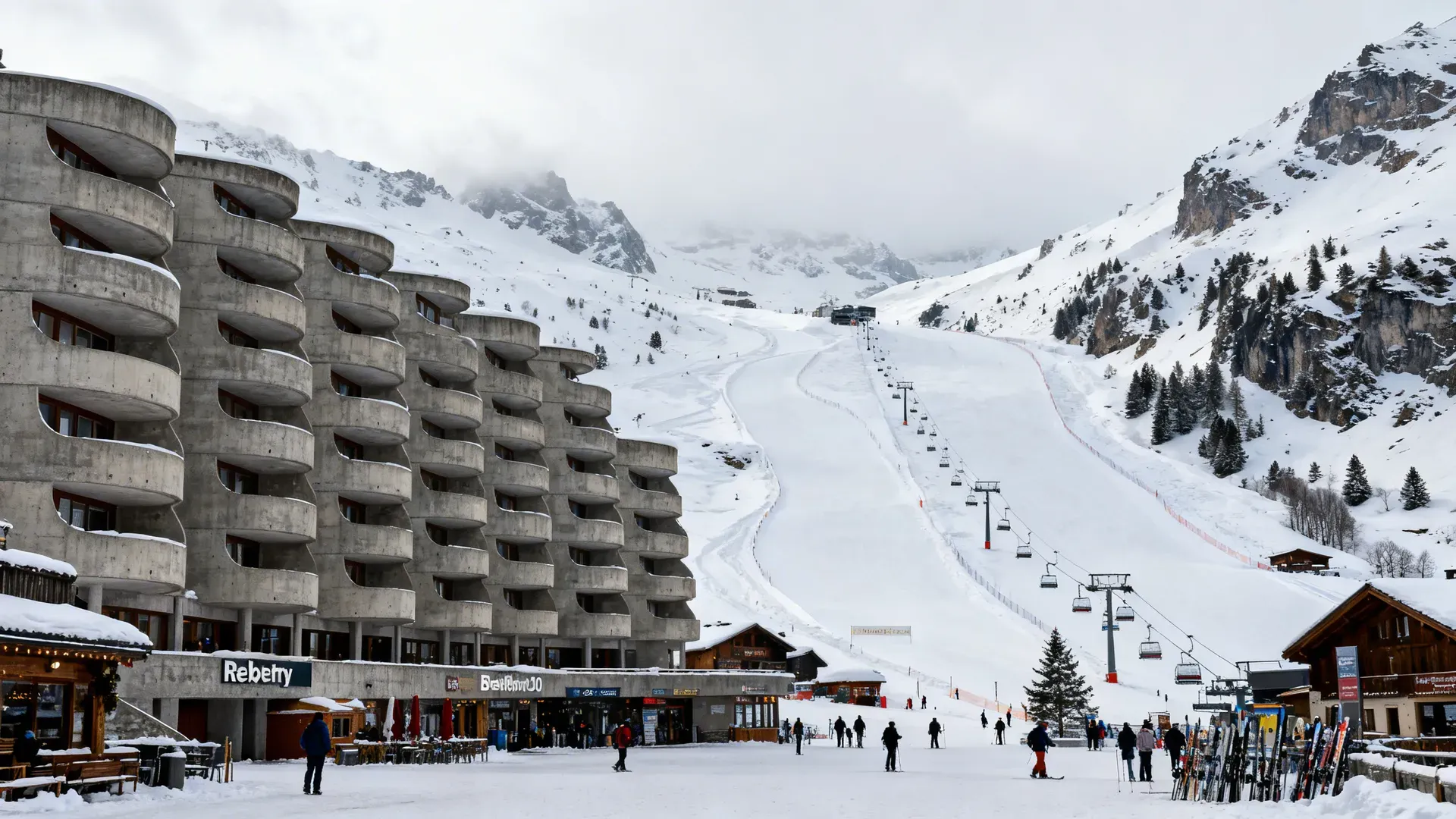 wintersport Les Menuires Reberty 1850