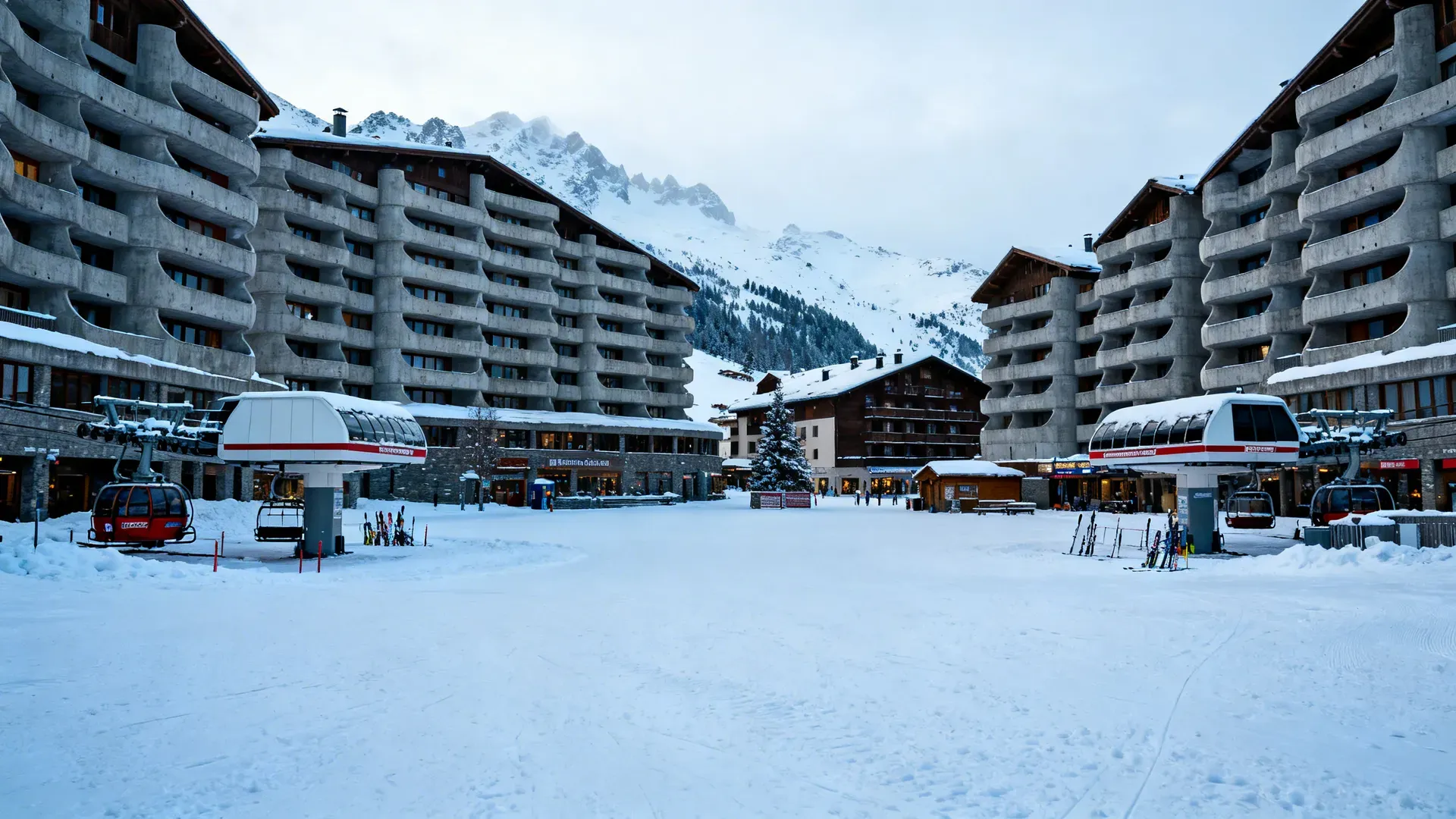 wintersport Les Menuires Croisette